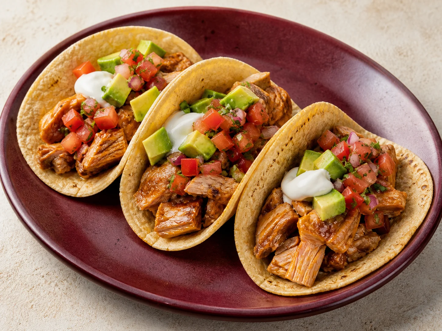 Tortillas Mexicanas con Cabeza de Lomo de Cerdo Horneada