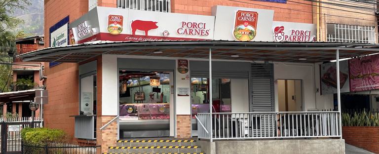 Punto de venta Porcicarnes Niquía